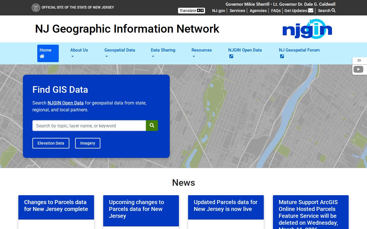 Irvington neighbors NJGIN Essex parcel-data reference